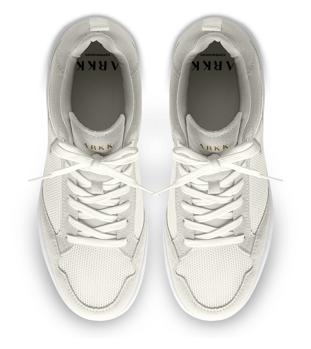 ARKK Collection Visuklass Mesh Suede S-C18 | White Marshmallow | Men Visuklass